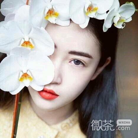 微信清新好看复古女头