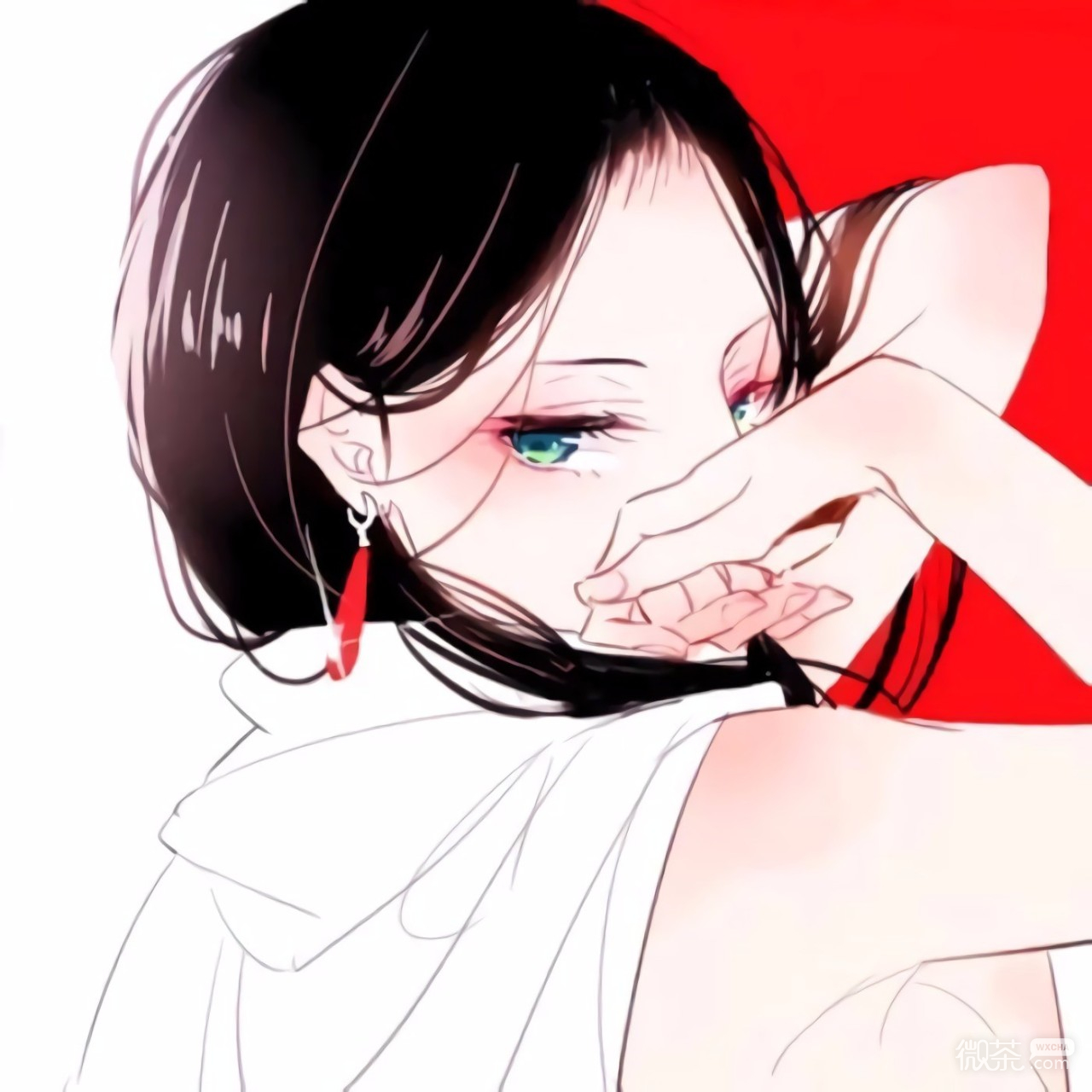 微信简洁个性动漫女头