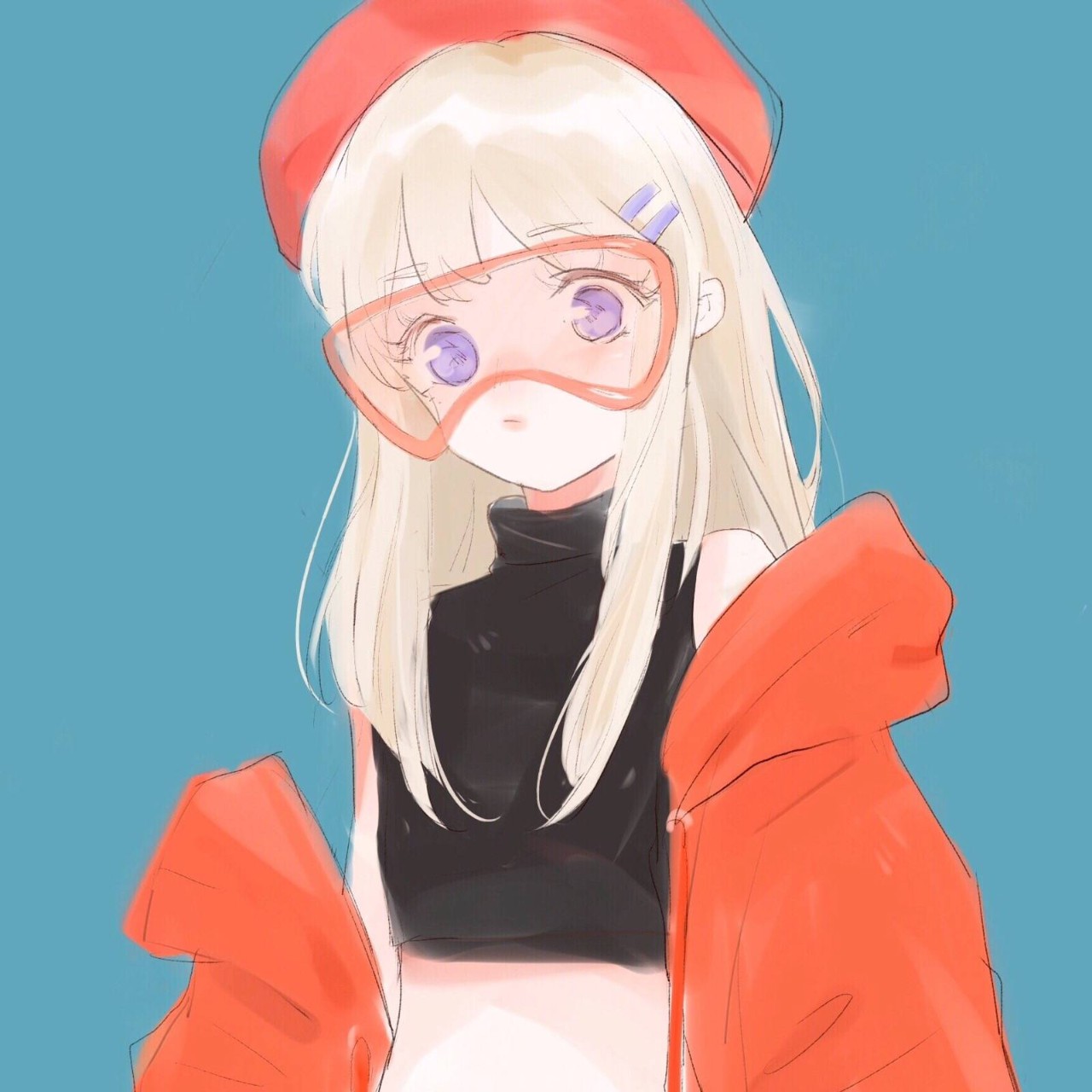 微信简洁个性动漫女头