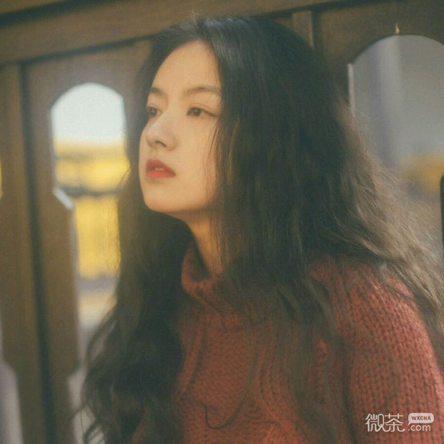 微信清新好看复古女头