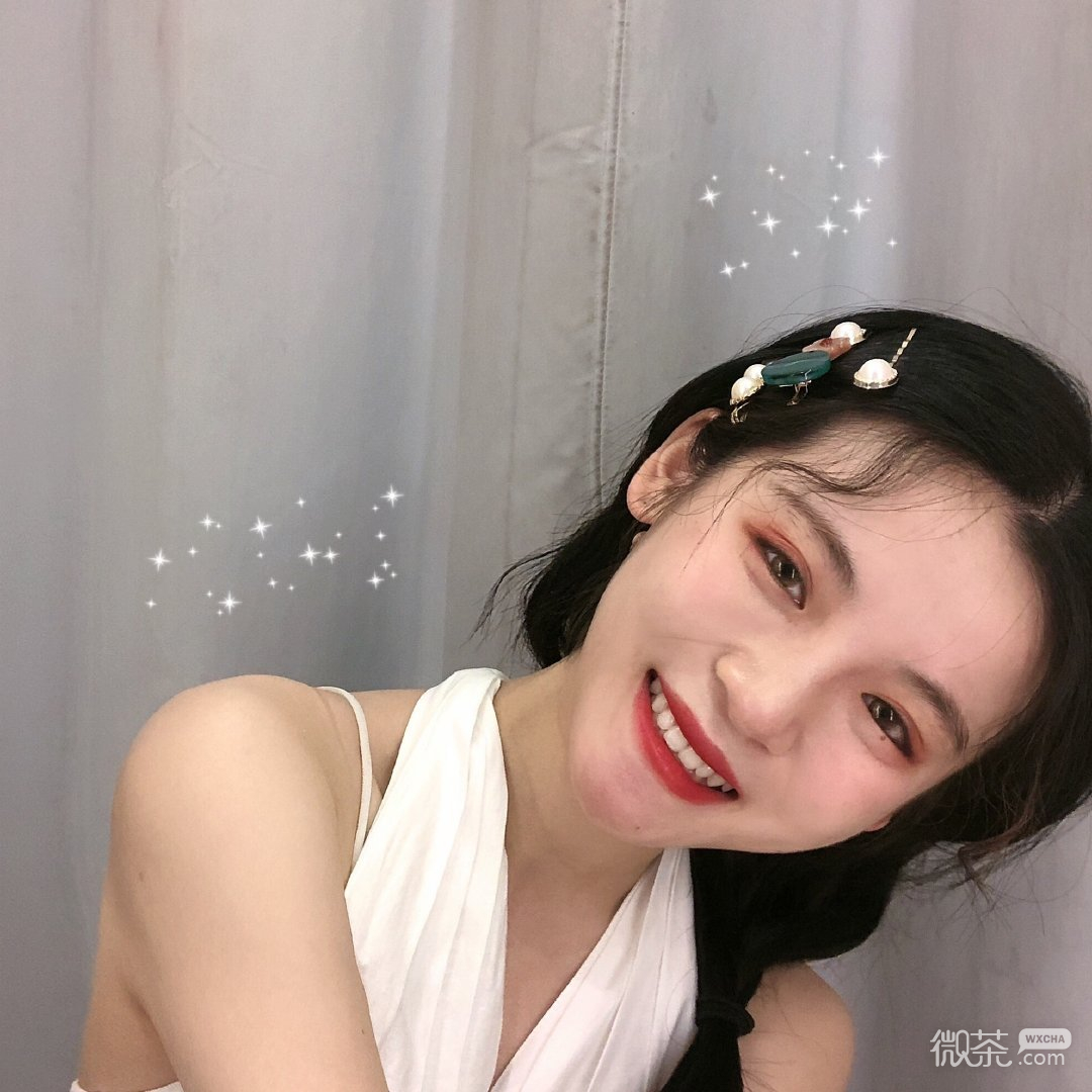 粉嫩清新文艺可爱微信女头