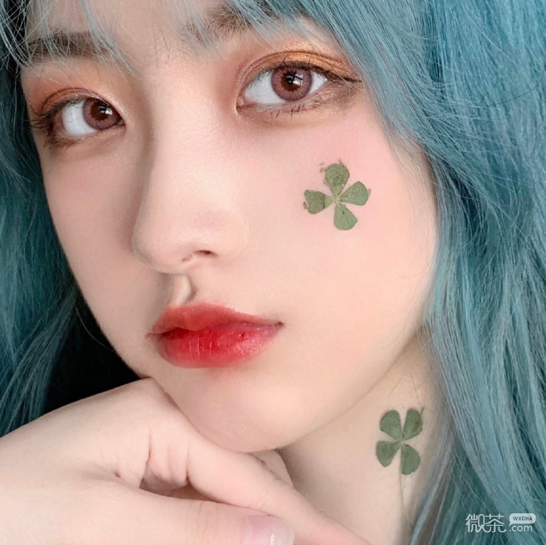 粉嫩清新文艺可爱微信女头