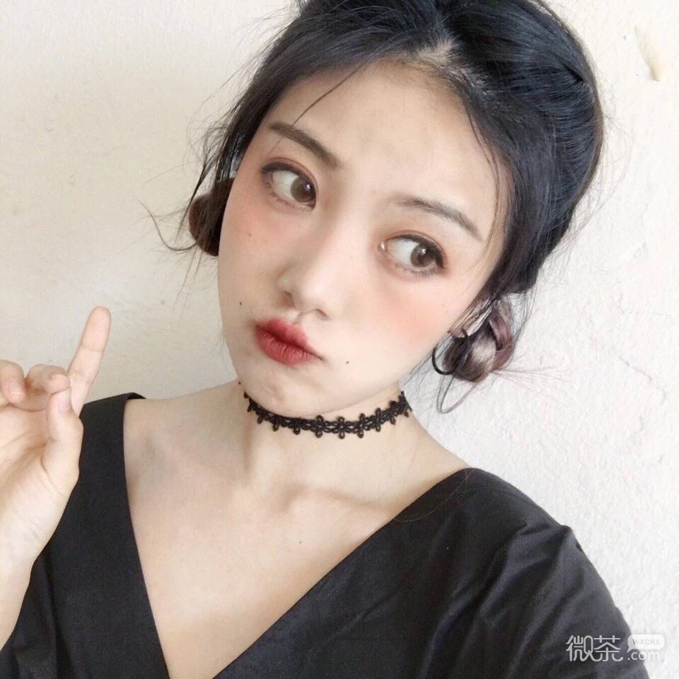 微信清新阳光高颜值时尚女头