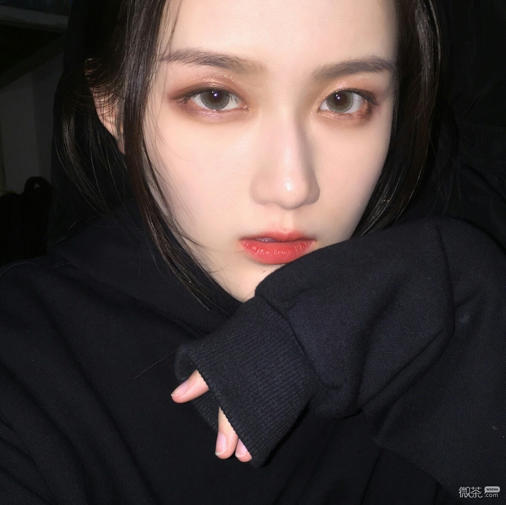 微信高颜值时尚清新女头