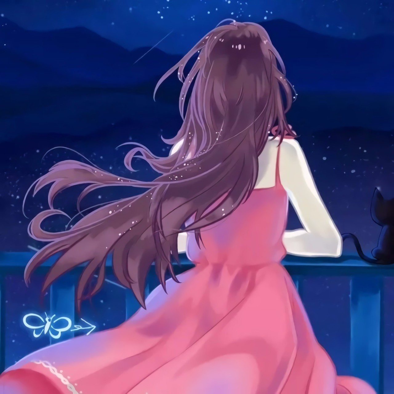 微信简洁个性动漫女头