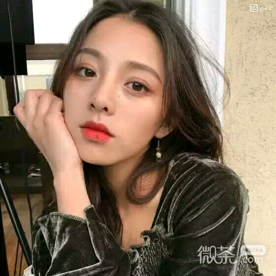 微信清新好看复古女头