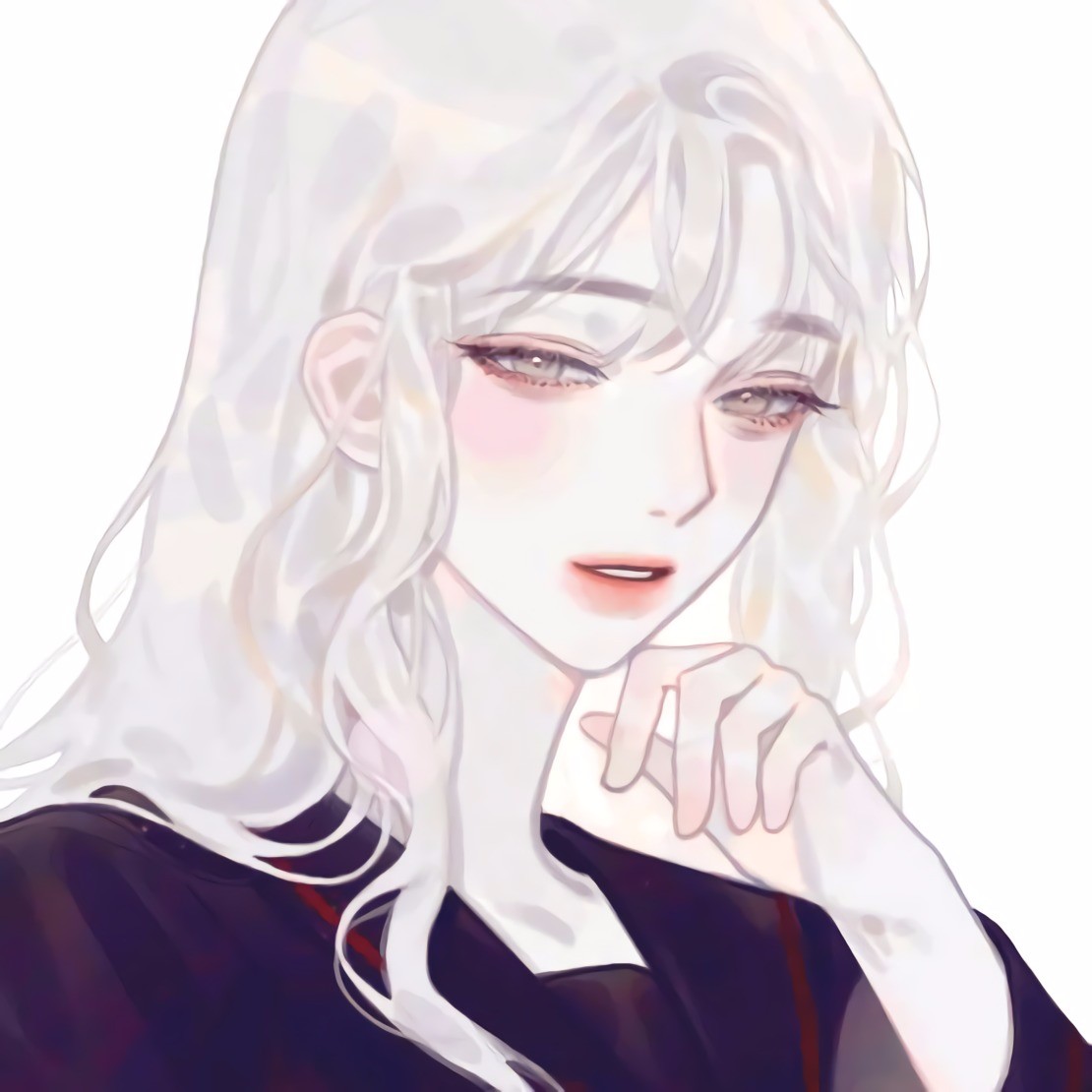 微信简洁个性动漫女头