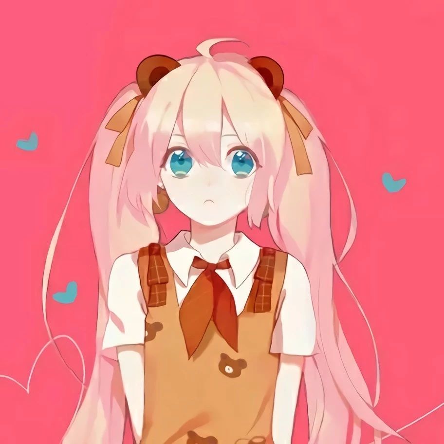 微信简洁个性动漫女头