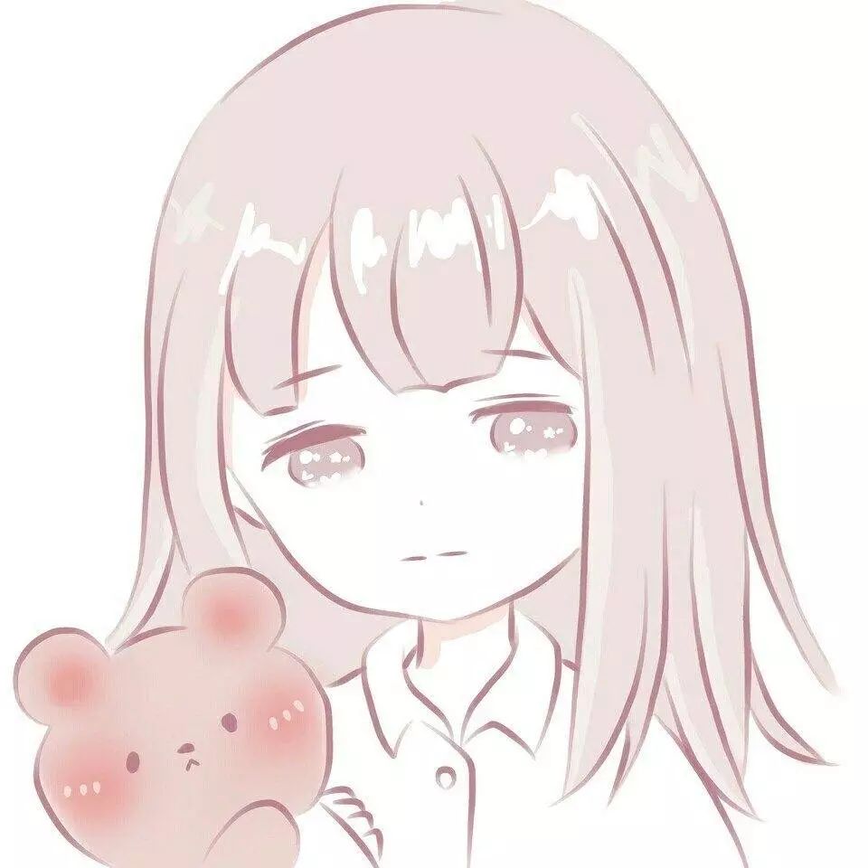 微信简洁个性动漫女头