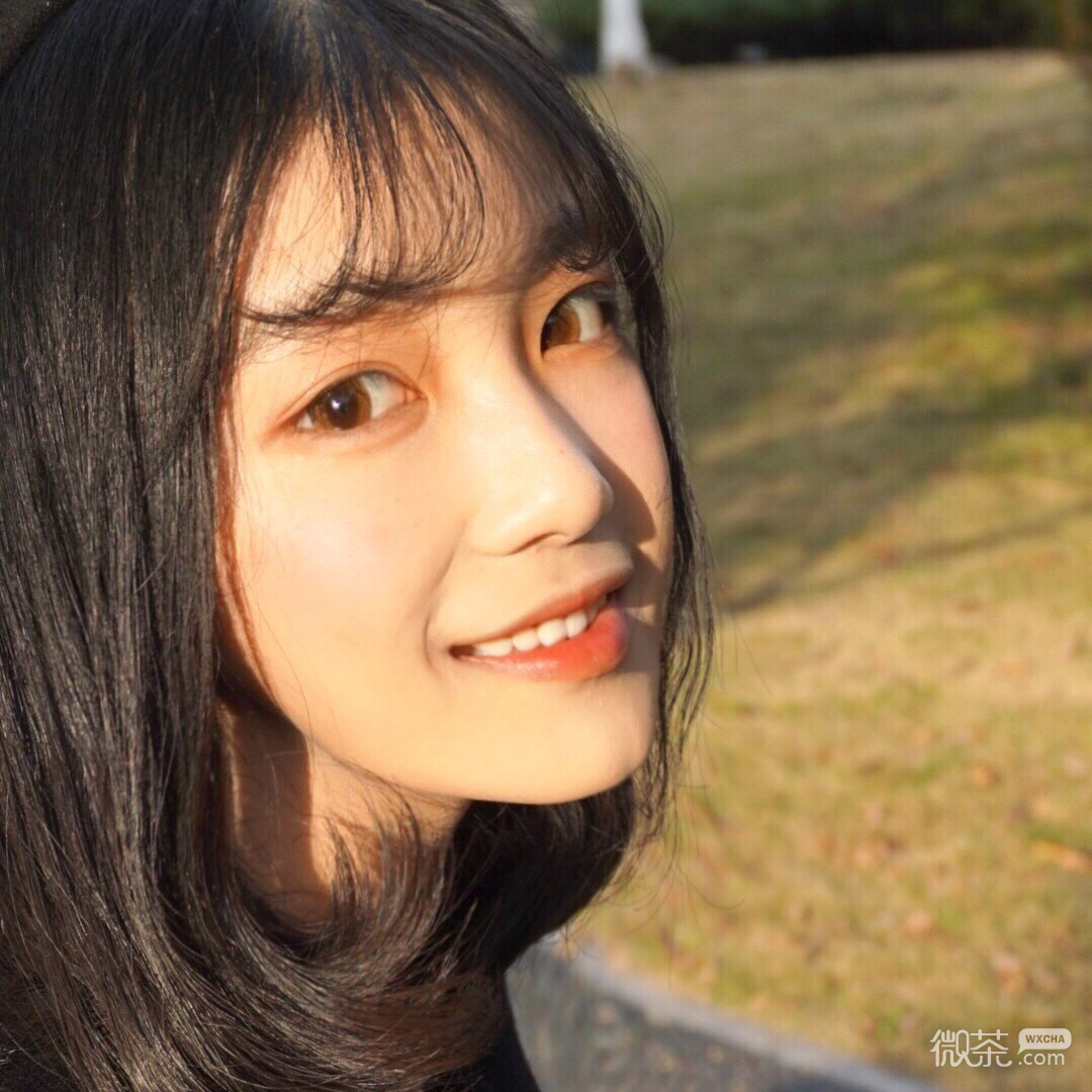 微信清新阳光高颜值时尚女头