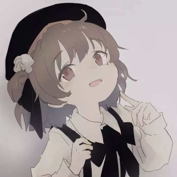 微信简洁个性动漫女头