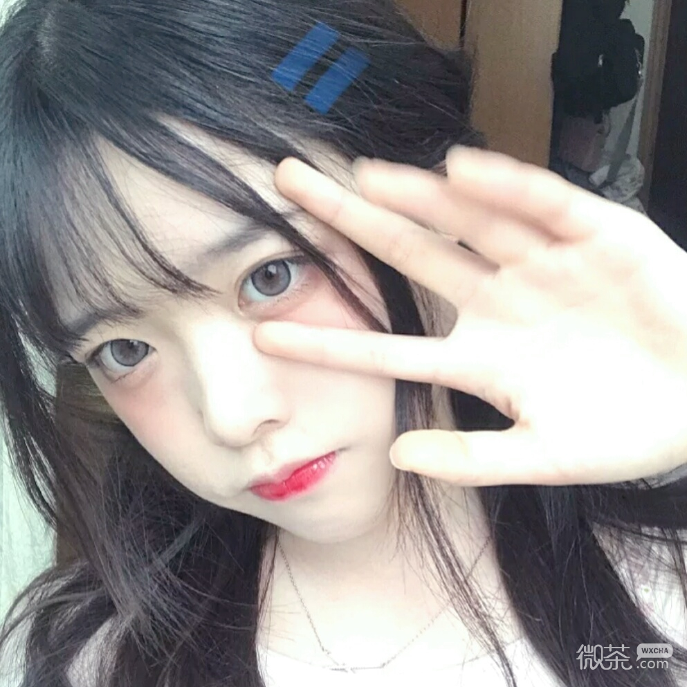 文艺森系好看微信女头