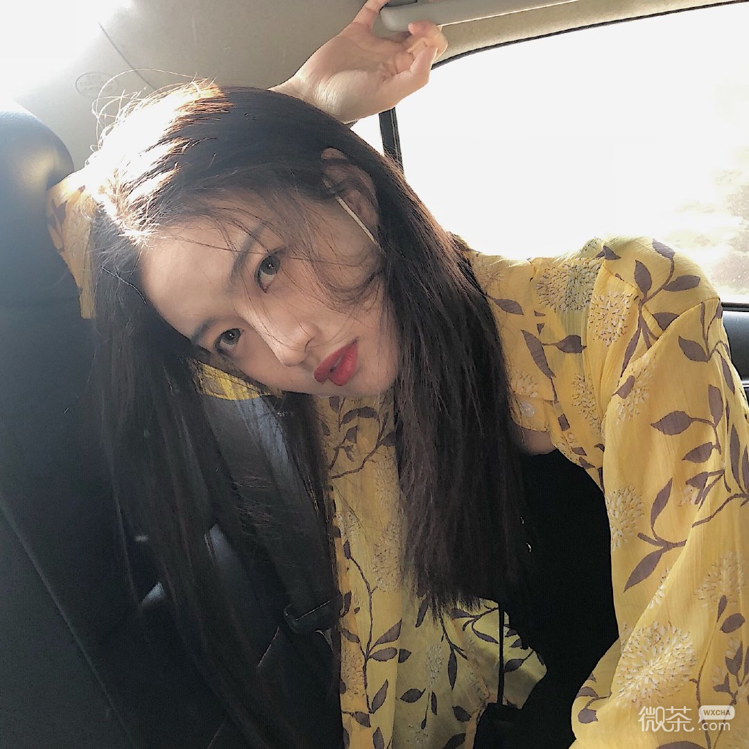 粉嫩清新文艺可爱微信女头