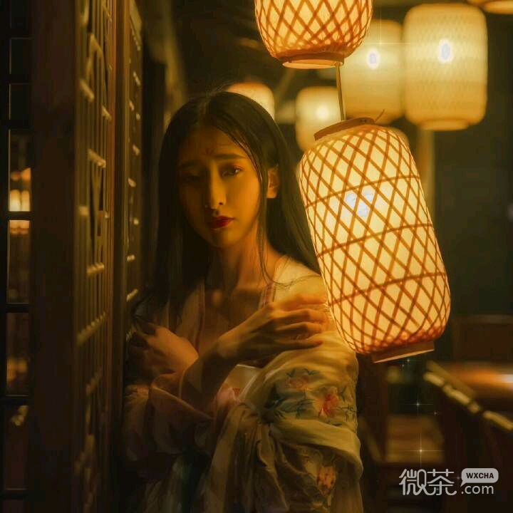 微信清新好看复古女头
