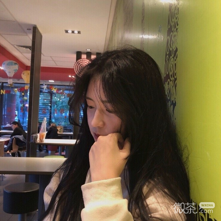 粉嫩清新文艺可爱微信女头