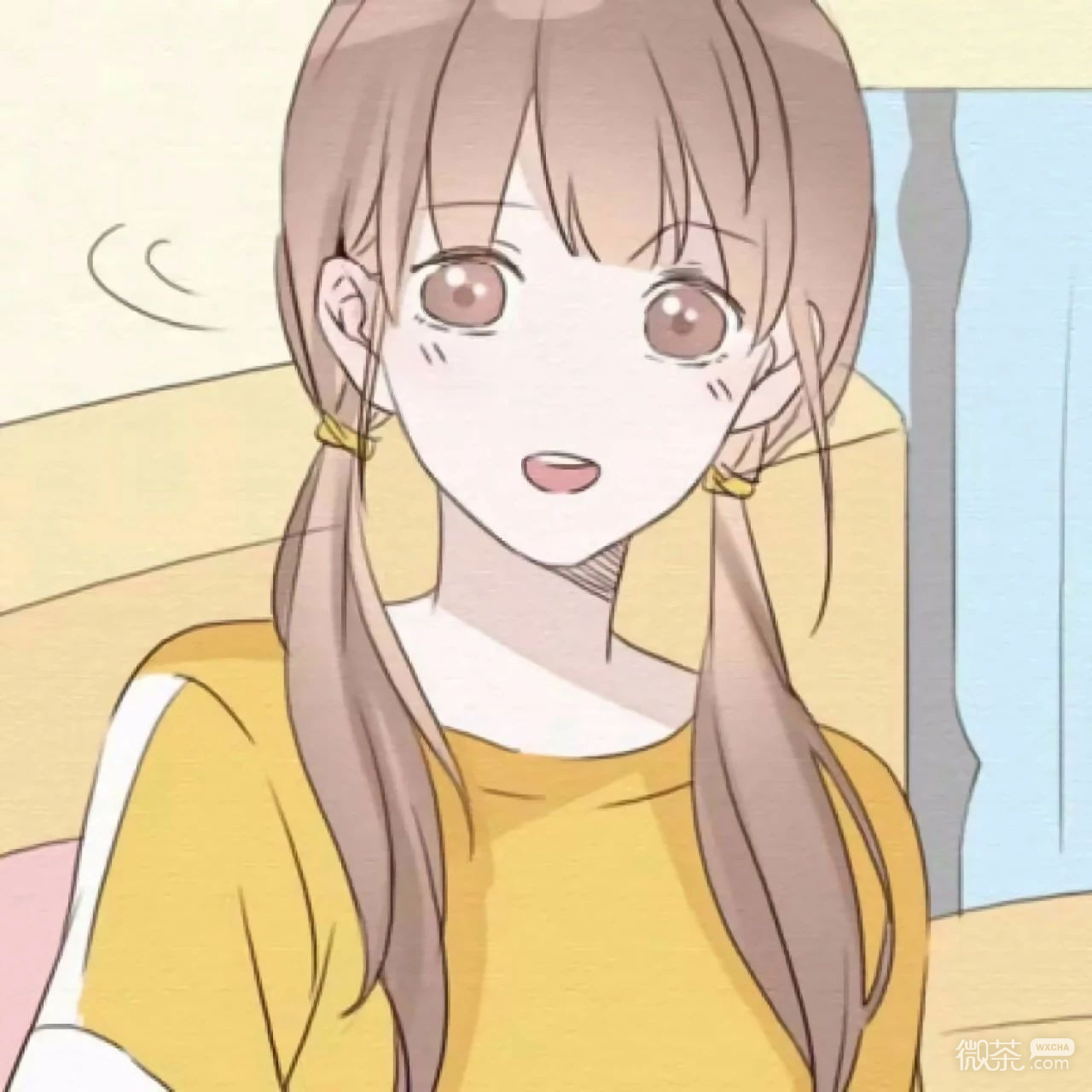 微信简洁个性动漫女头