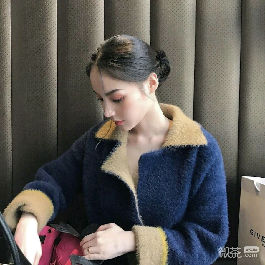 微信清新好看复古女头