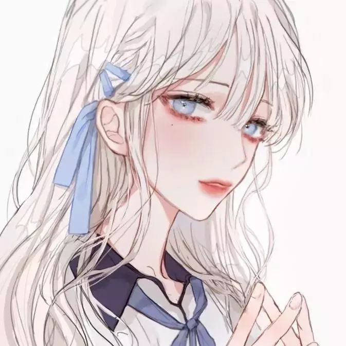 微信简洁个性动漫女头