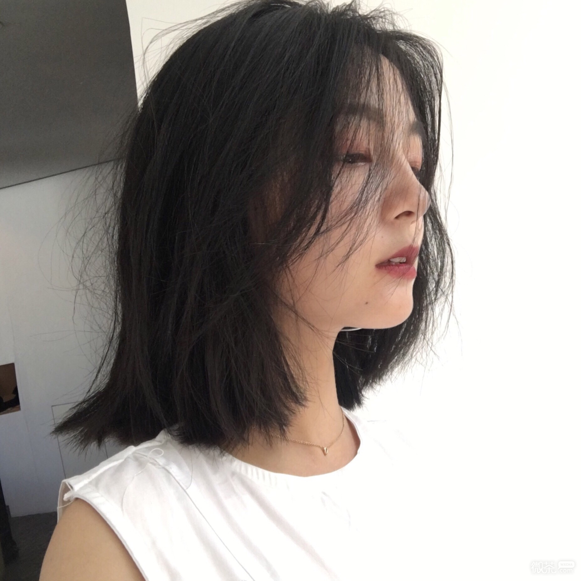 微信清新阳光高颜值时尚女头