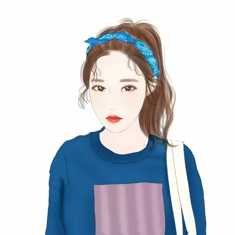 微信简洁个性动漫女头