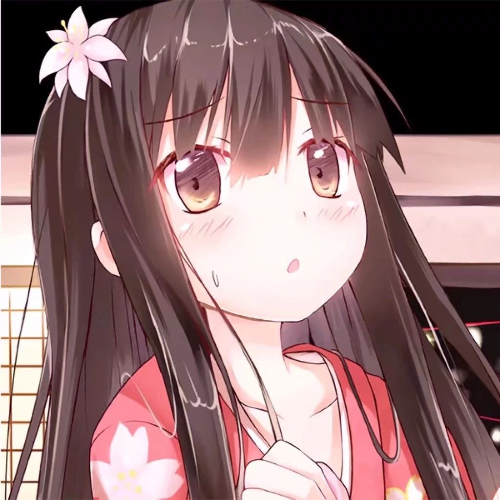 微信简洁个性动漫女头