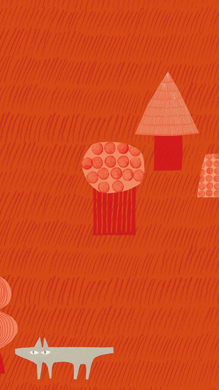 简约卡通风景手机壁纸