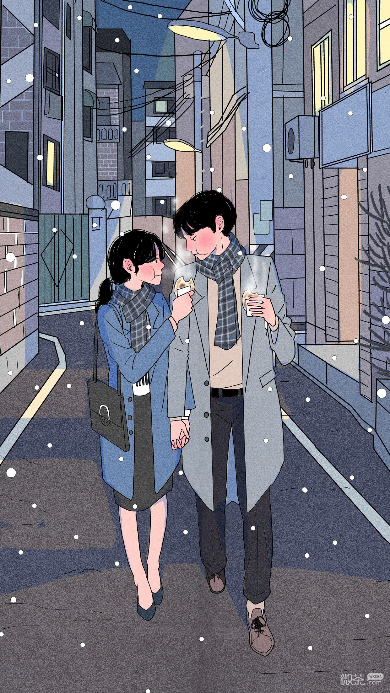简约平铺手机壁纸