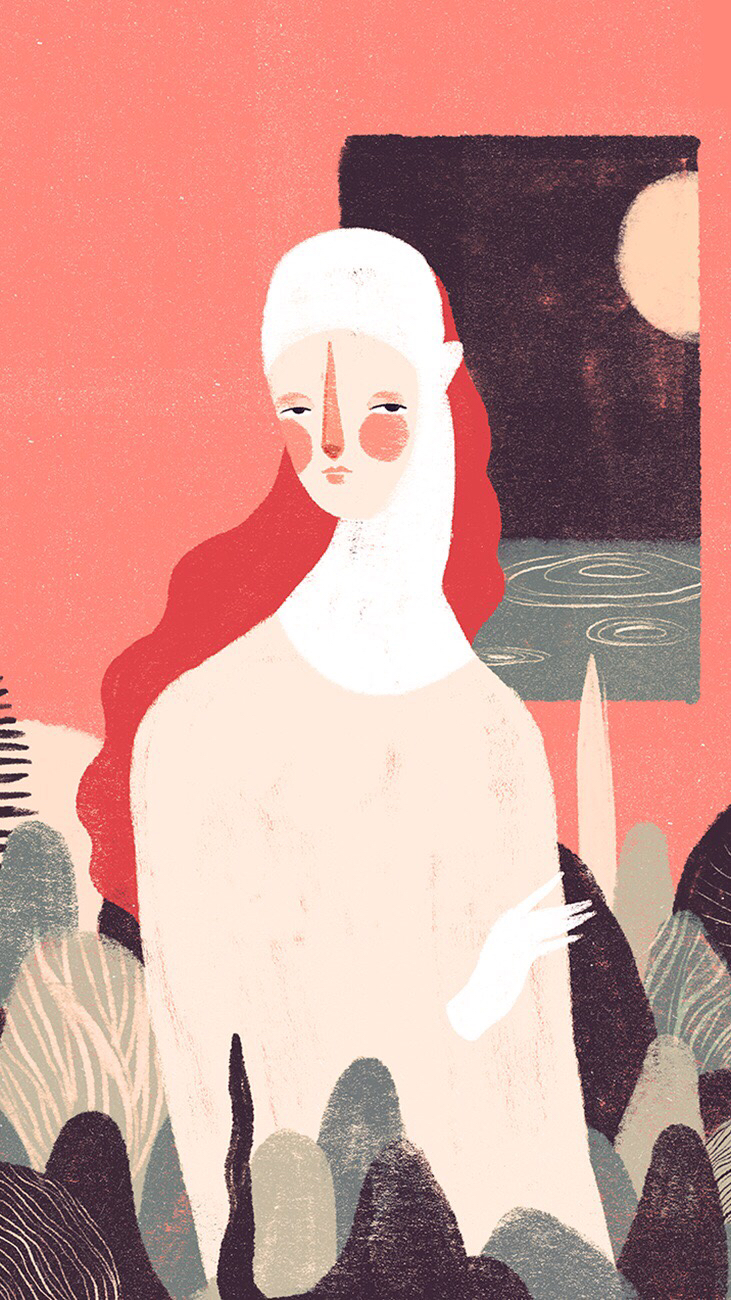 简约卡通风景手机壁纸