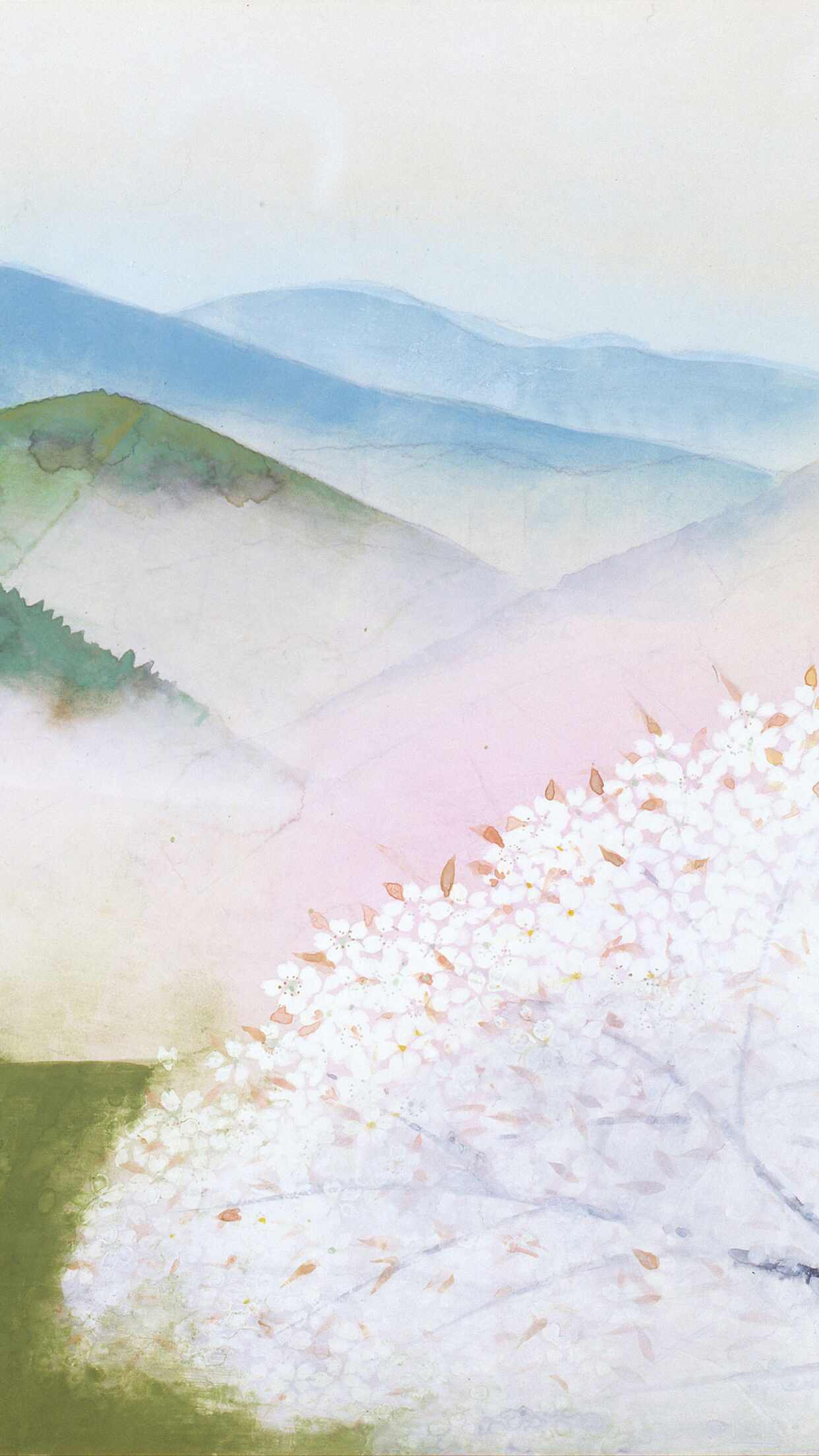 简约卡通风景手机壁纸