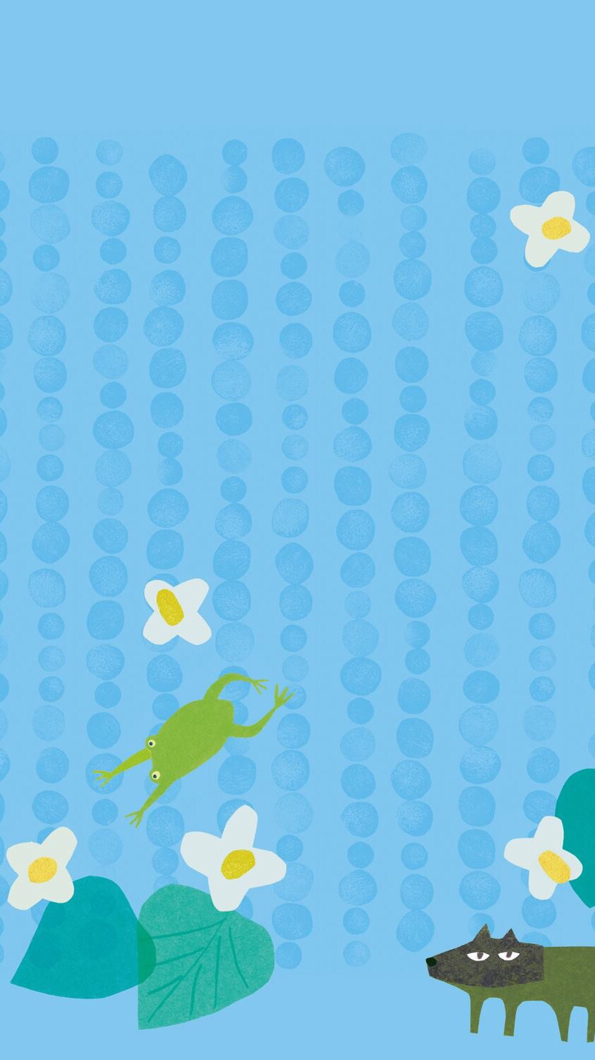 简约卡通风景手机壁纸