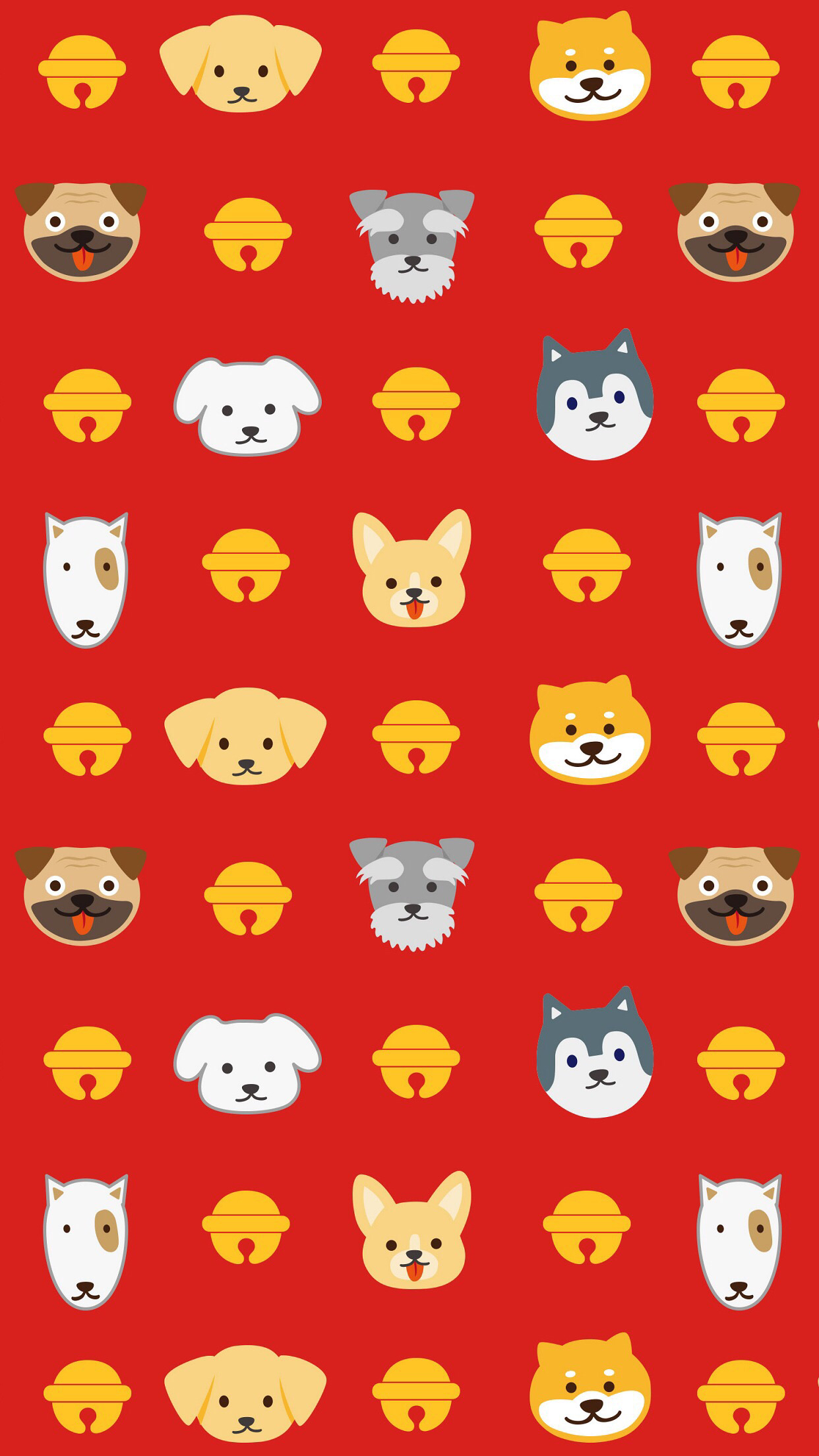 简约卡通风景手机壁纸