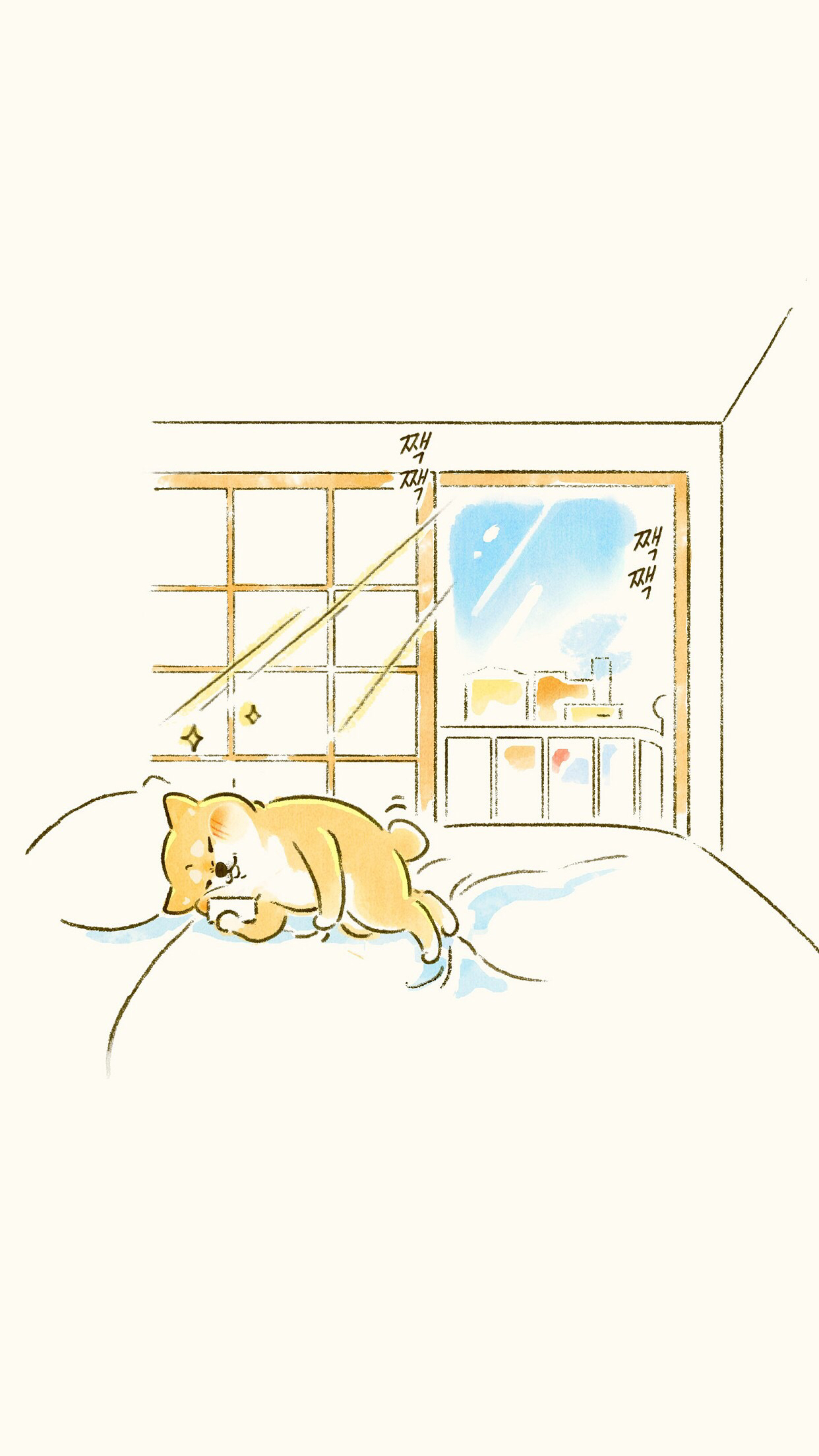 简约卡通风景手机壁纸