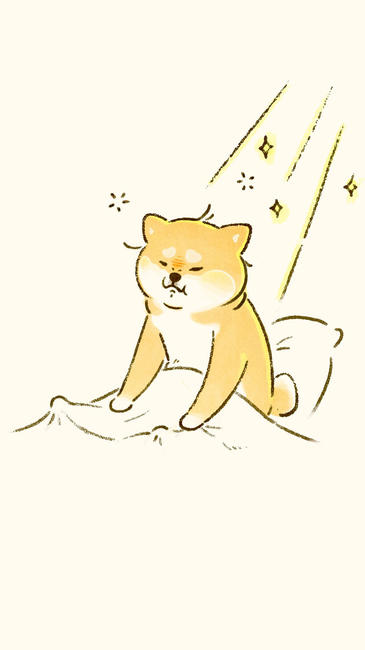 简约卡通风景手机壁纸