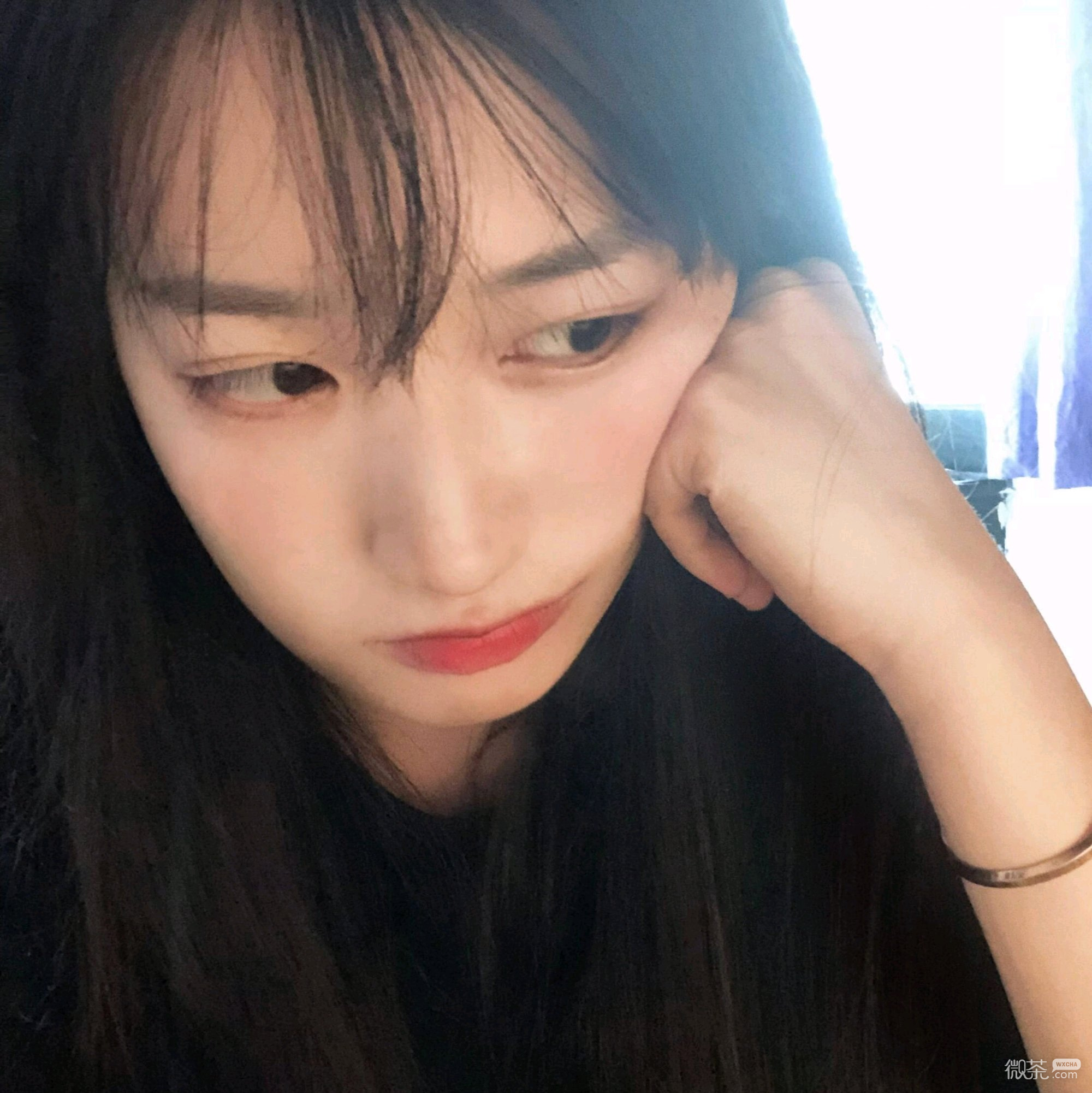 微信阳光唯美个性女头
