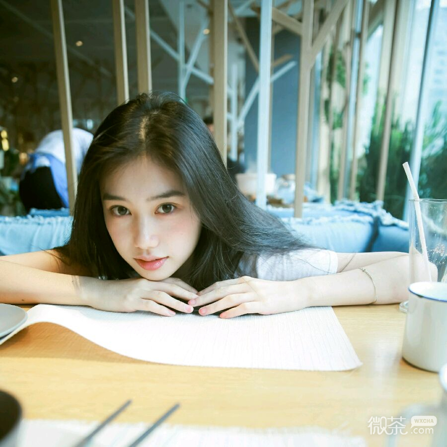 微信可爱青春气质女头