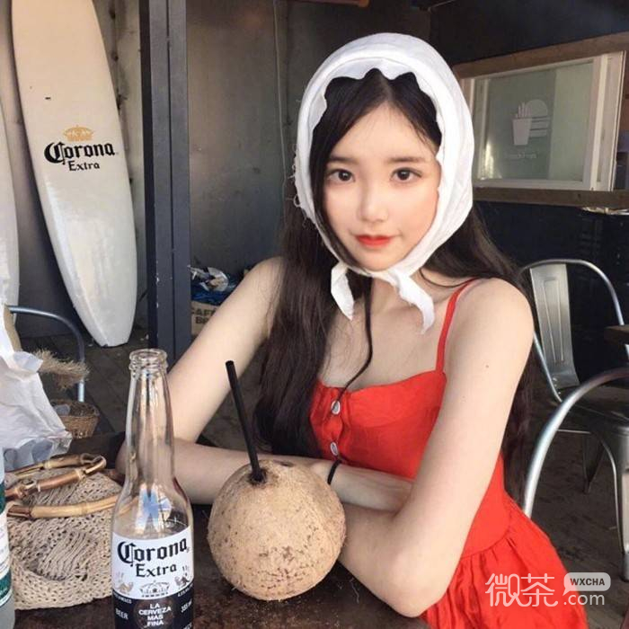 微信可爱青春气质女头