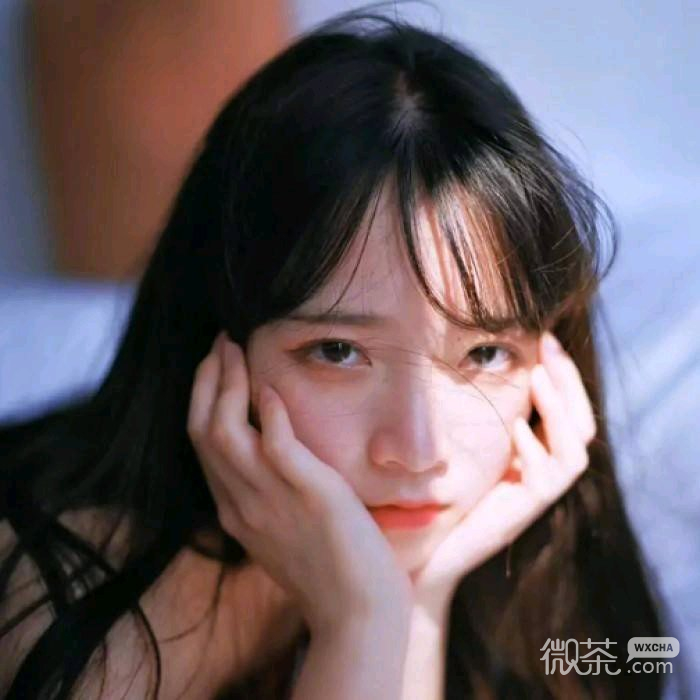 微信可爱青春气质女头