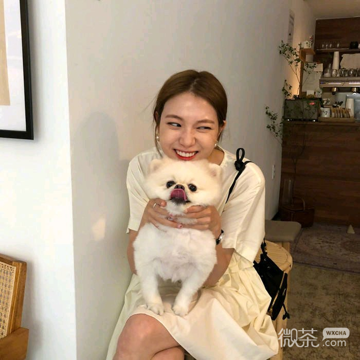 微信可爱青春气质女头