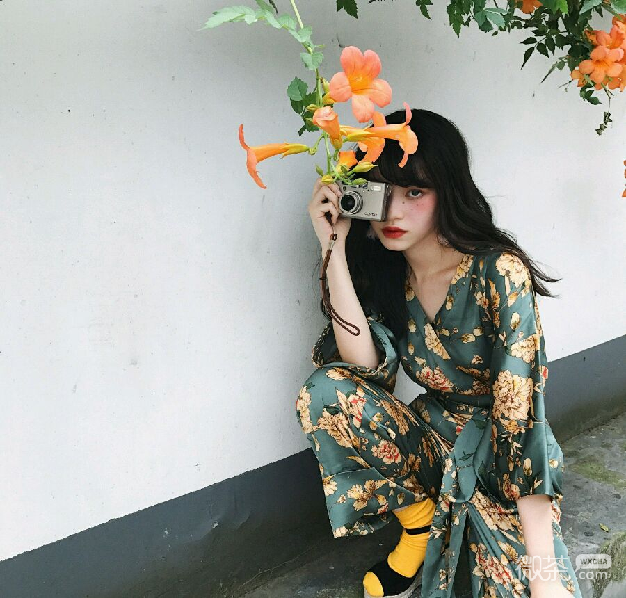 微信可爱青春气质女头