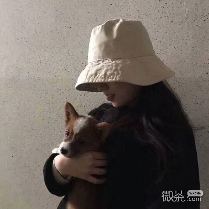 微信可爱清新气质女头