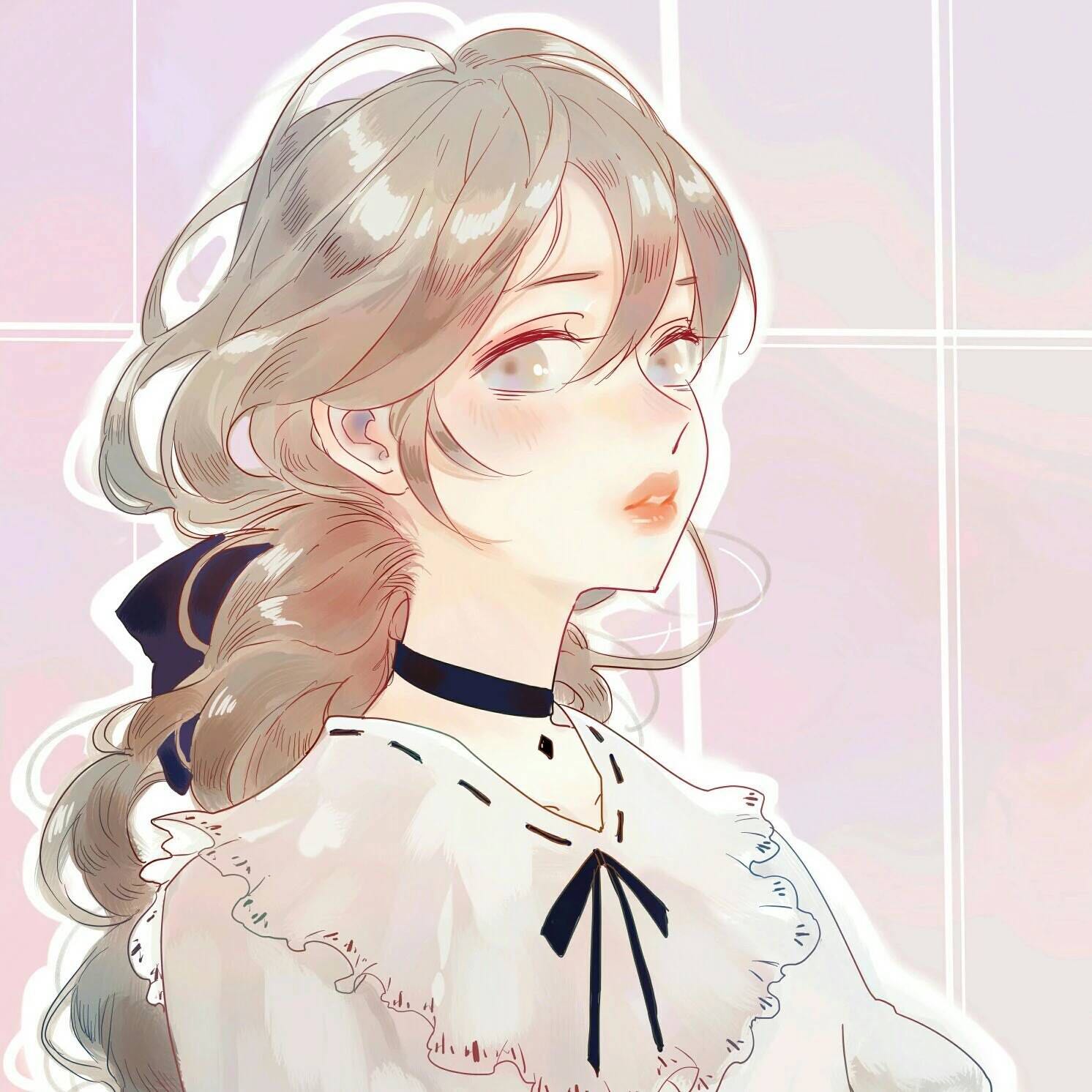 2019微信最新最潮的时尚紫色系女生头像合集下载