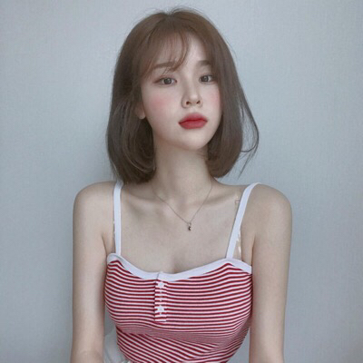 清新气质温馨微信女头