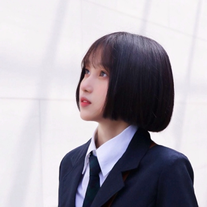 美丽气质高颜值的短发女生系列微信头像合集下载