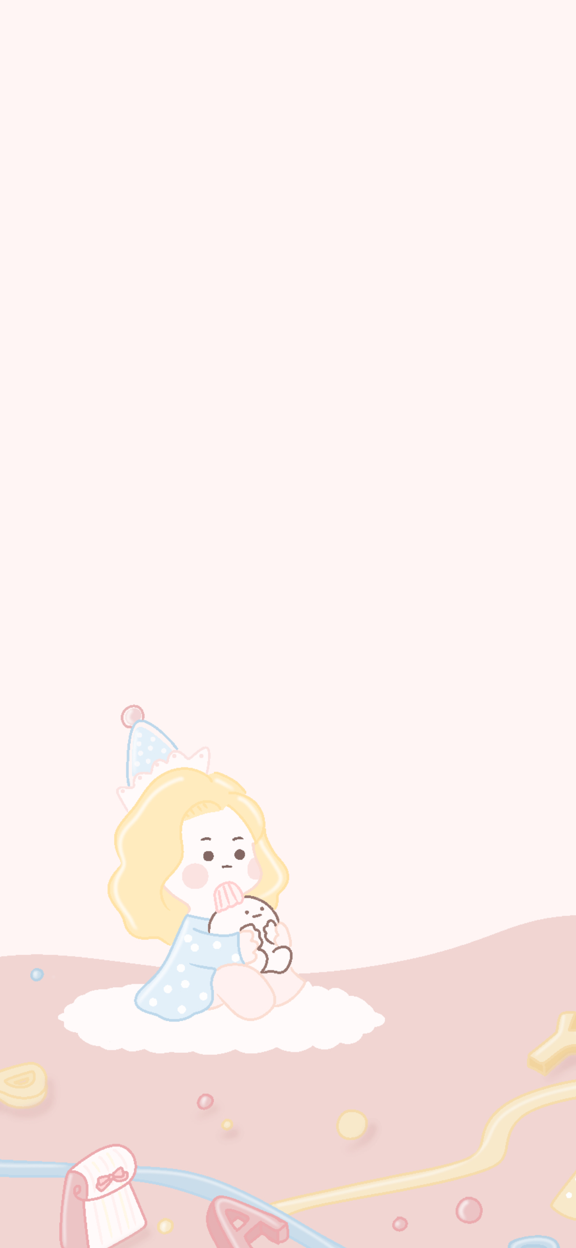 简约好看粉嫩手机壁纸