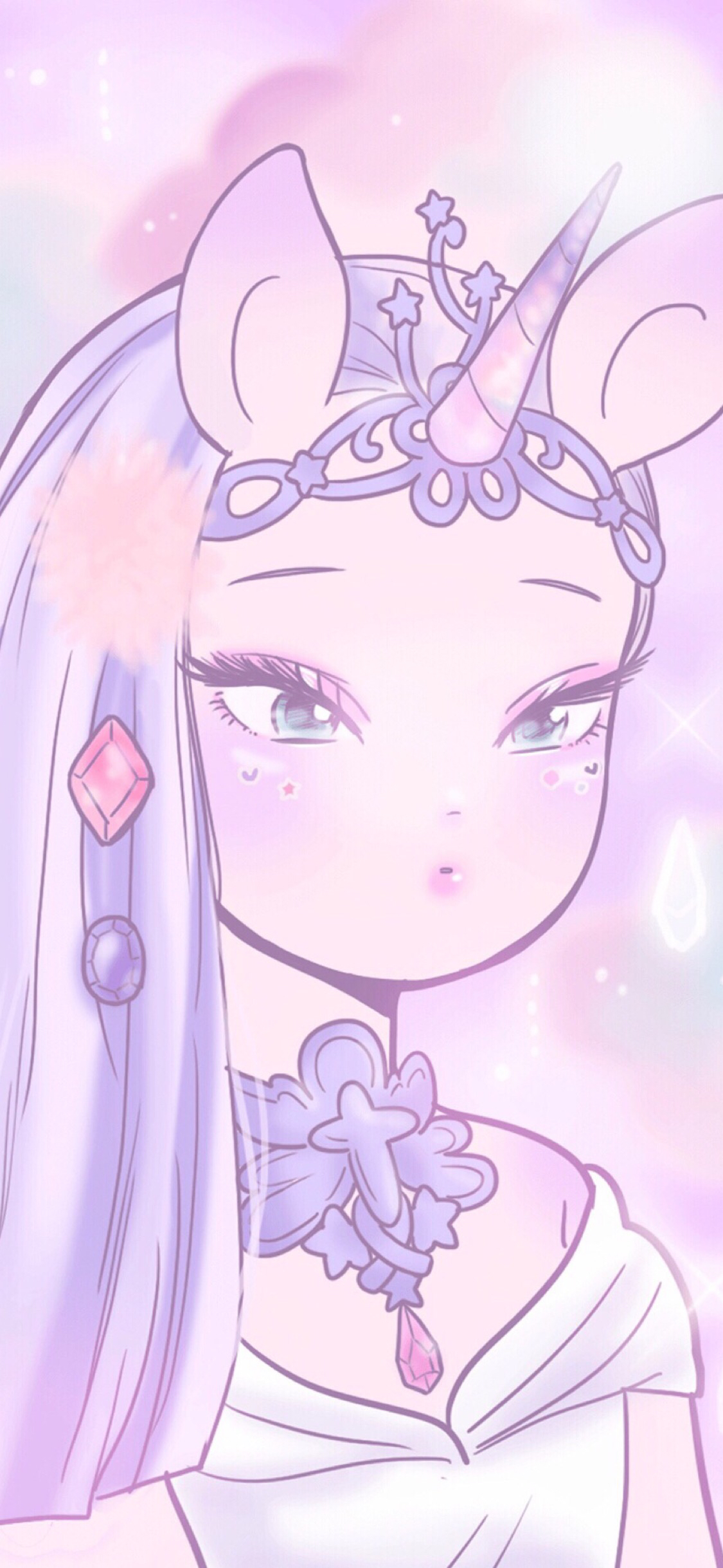 简约好看粉嫩手机壁纸