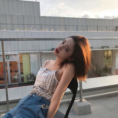 清新气质温馨微信女头