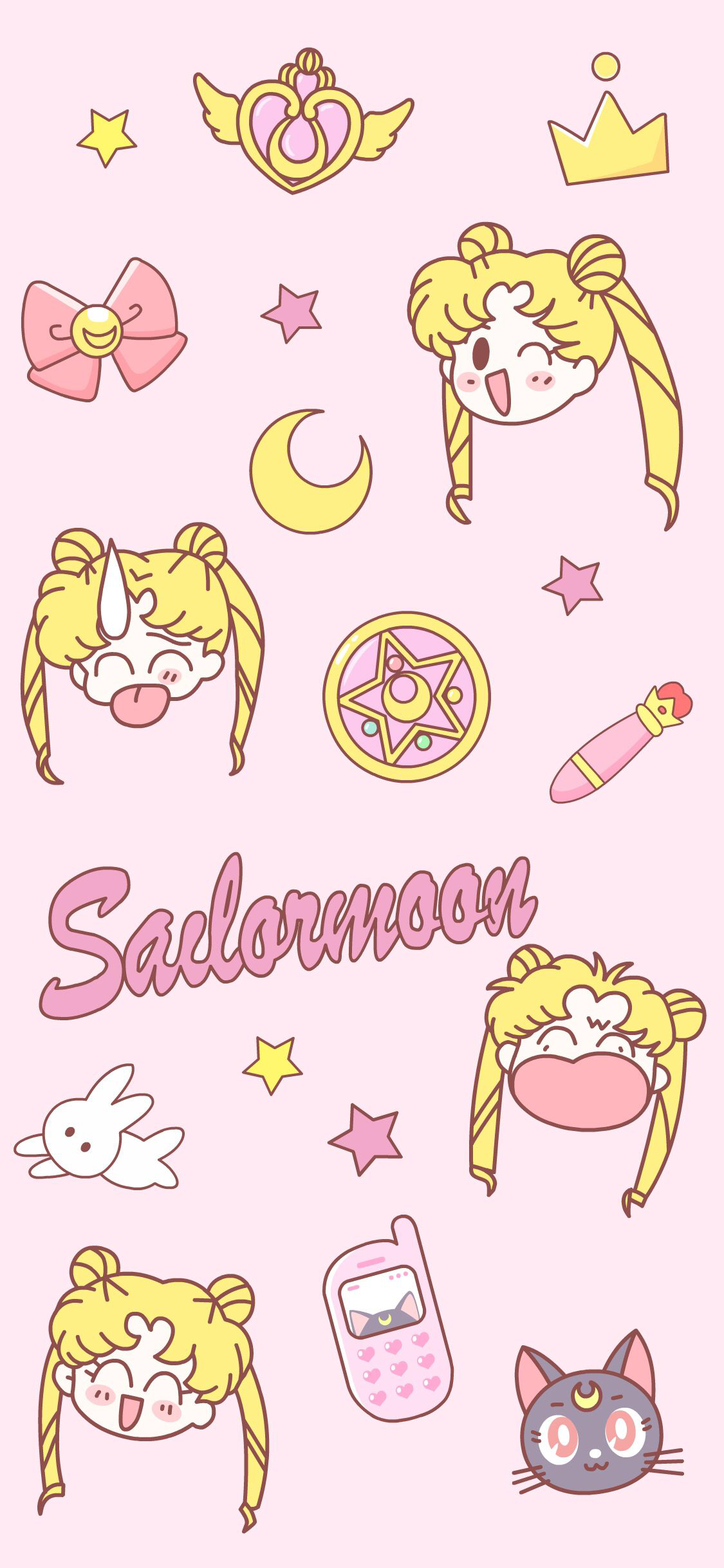 简约好看粉嫩手机壁纸