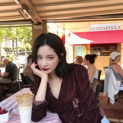 清新气质温馨微信女头
