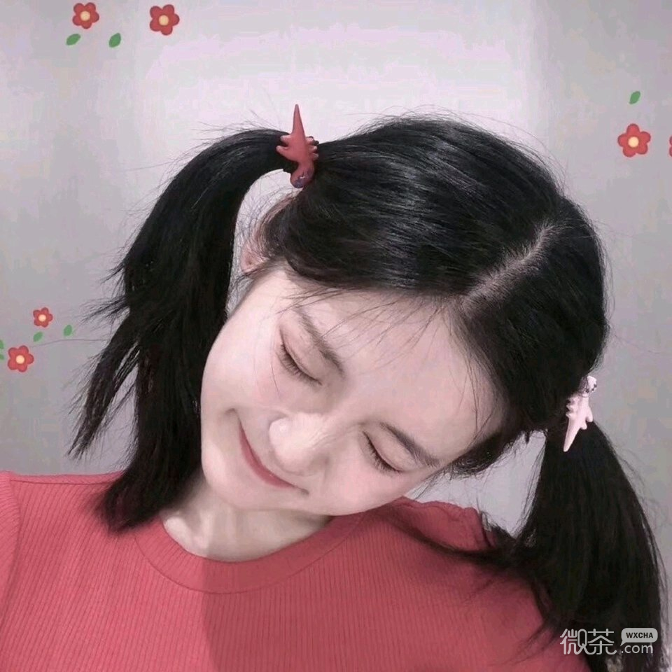 微信可爱粉嫩高颜值迷人个性女头