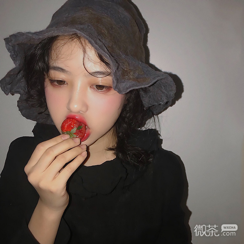 性感清新气质微信女头